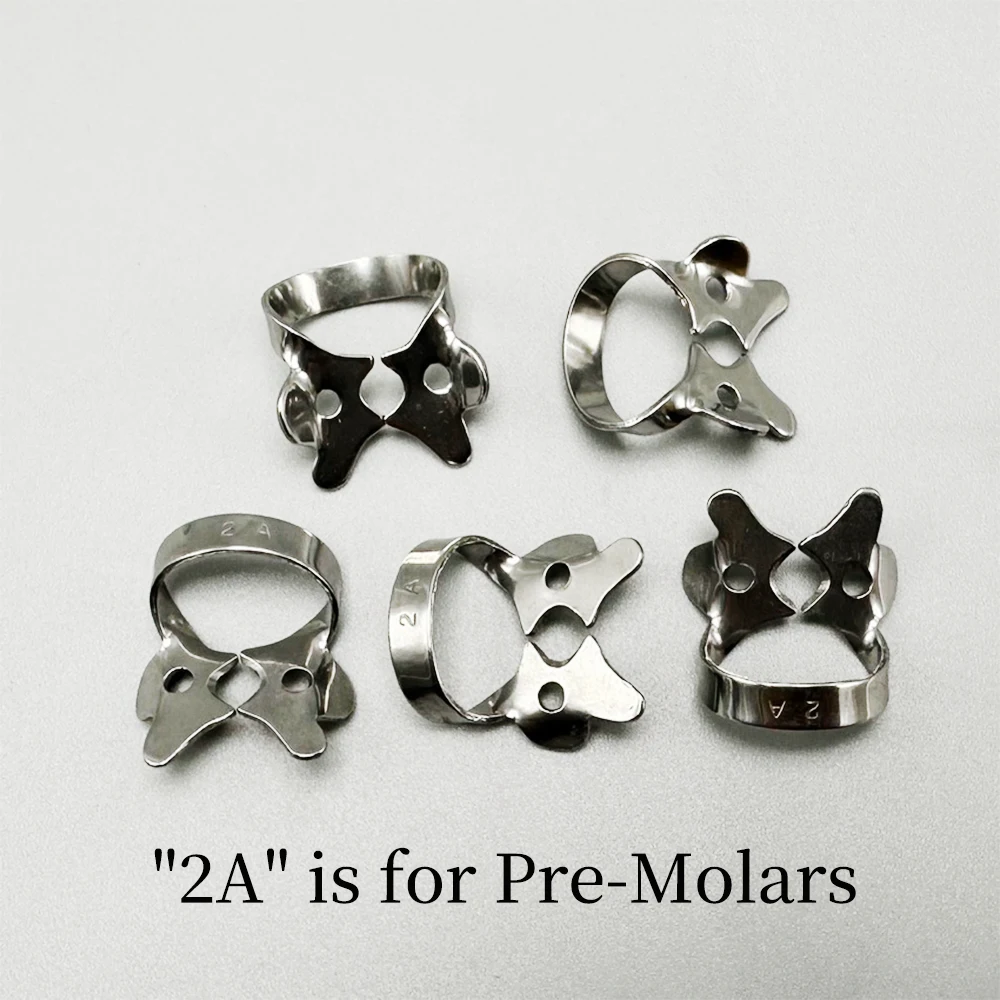 1/5/10 قطعة الأسنان المطاط السد المشابك 5 أحجام اللبية ترميم السد حامل قصاصة طب الأسنان مادة تقويم الأسنان 2A/8A/12A/13A #3