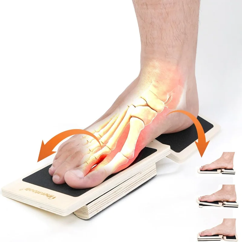 

Ankle Strengthener Balance Board Single Leg Wooden Stability Trainer for Foot Exercises Improve Strength Balance Ankle Stability