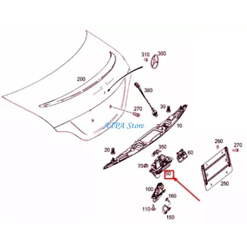 

U13C задний выключатель ствола 2227500493 A2227500493 АВТОКА