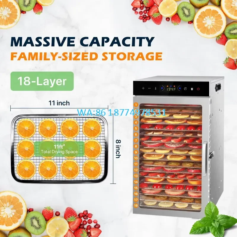 Wmwmnu 30KG Industrial Sausage Dehydrator Smoked Sausage Making Multipurpose Chicken Meat Food Beef Jerky Dehydrator