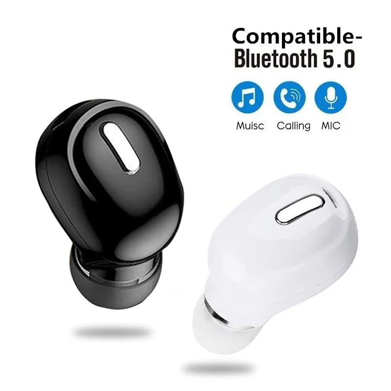 X9 Wireless Earphone Bluetooth-compatible 5.0 With Mic Single in-Ear Sports Headset For iPhone Samsung Stereo Sound Headphones — product photo 1 of 1