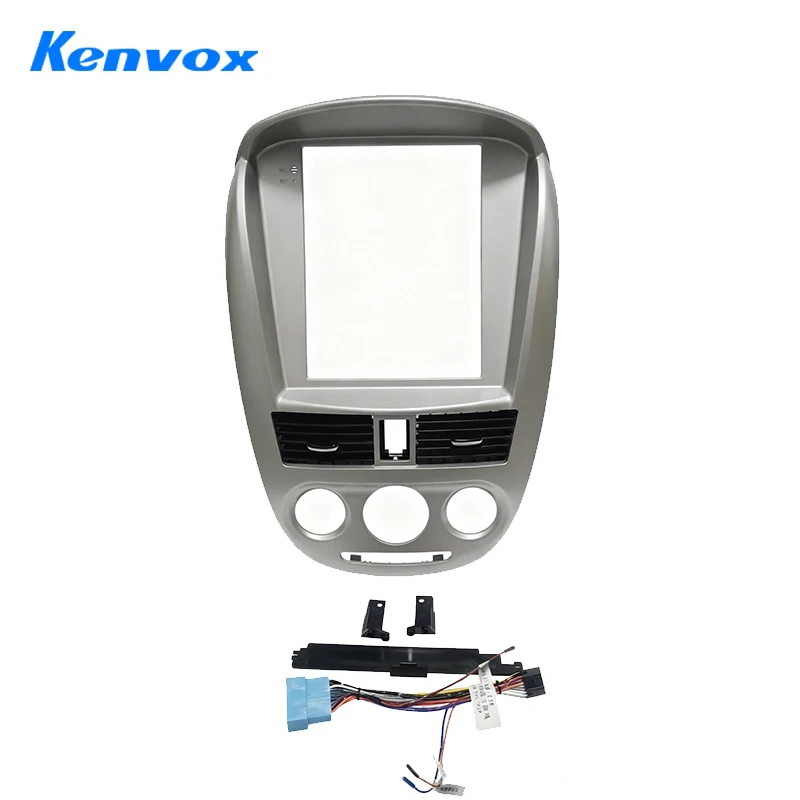 

Kenvox 9.7" Tesla Vertical Screen Car Radio Fascia Frame for Buick 08 Excelle Stereo Dash Kit Install Panel wire harness Adapter