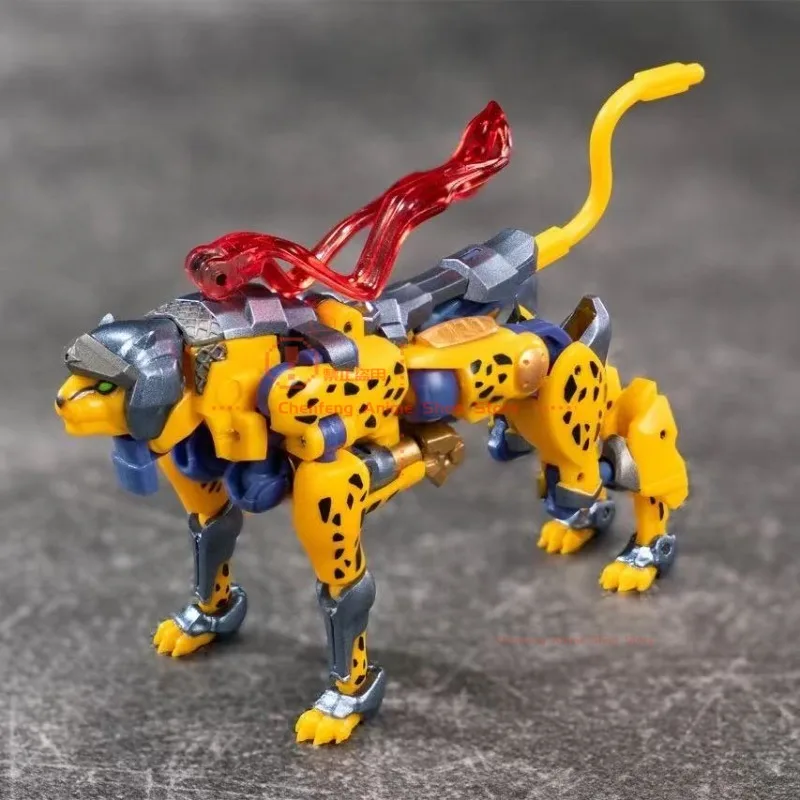 In Stock Iron Factory EX76 Yellow Leopard Warrior Thunder Leopard Walking Thunder Teeth Original Small Scale Deformation Toy