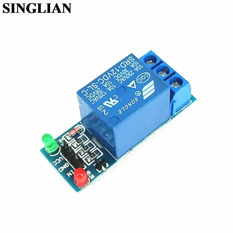 1-Channel 12V Low Level Trigger Switch Relay Module 1 Road Relay Extension Board With Indicator Light For Arduino