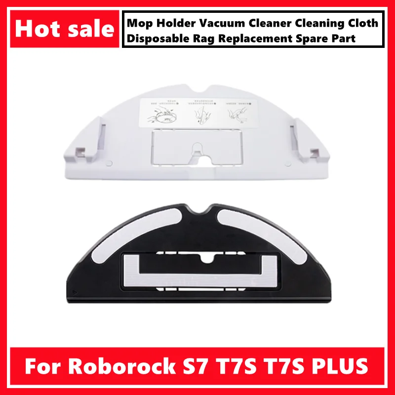 For Roborock S7 T7S Mop Holder Accessories Robot Vacuum Cleaner T7S PLUS Cleaning Cloth Disposable Rag Replacement Spare Part