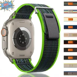 Trail Loop Strap for Apple Watch Band Ultra 2 49mm 45mm 44mm 42mm 38 40 41mm Nylon Bracelet for iWatch Series 9 8 7 SE3 5 6 Belt