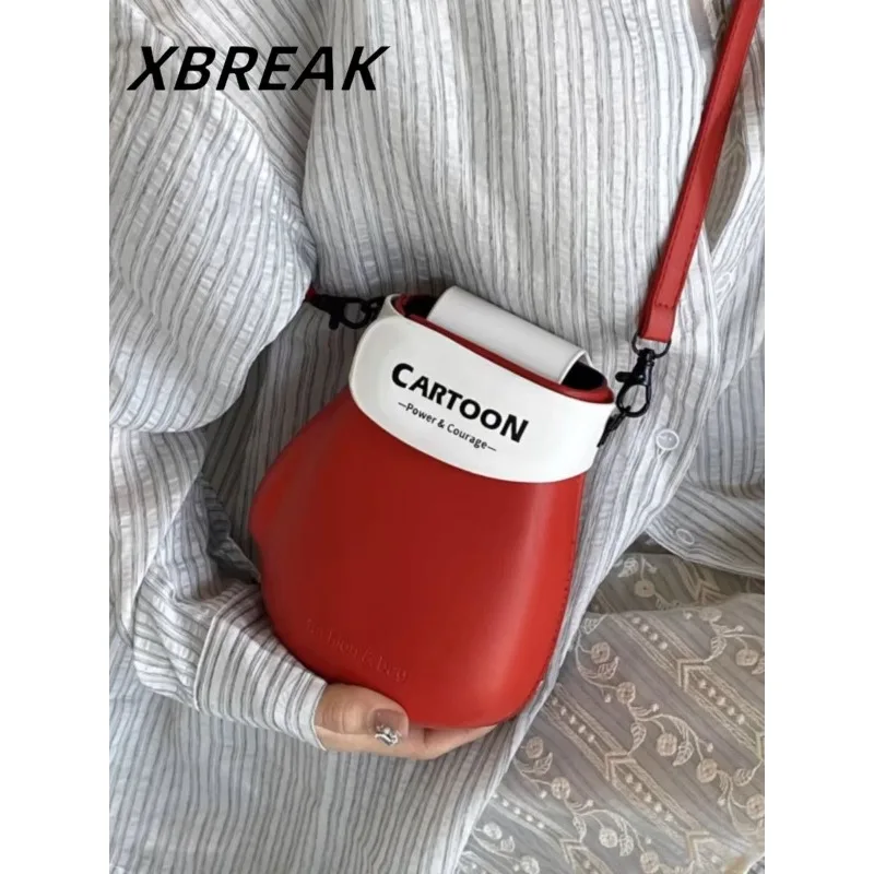 

XBREAK боксерская сумка для женщин, весна-лето 2024, новый модный подарок, детская сумка на плечо, повседневная милая нишевая сумка для хранения