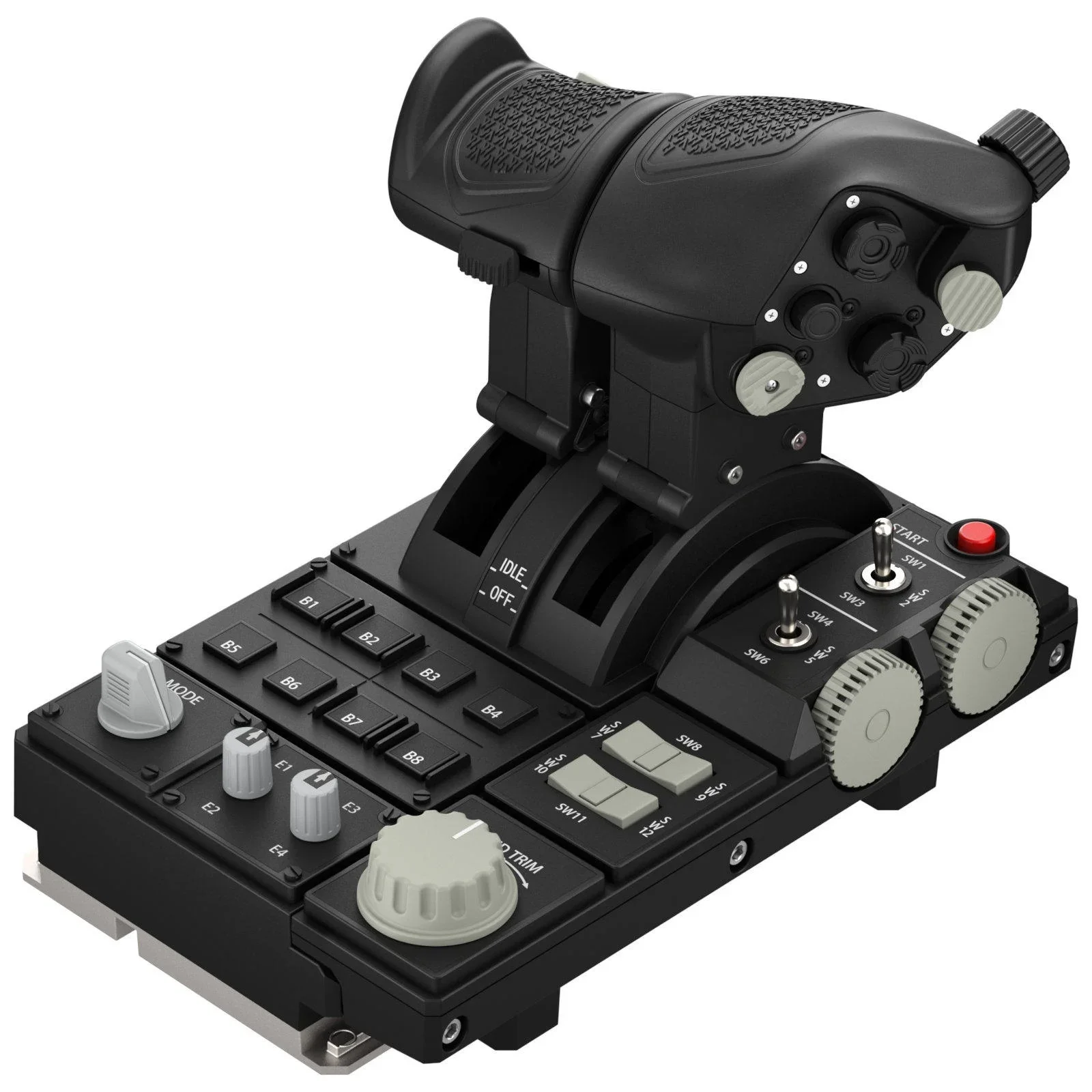 WINWING Ursa Minor Fighter Throttle Flight Simulator Controller Accessory for PC Aircraft Simulation Gaming