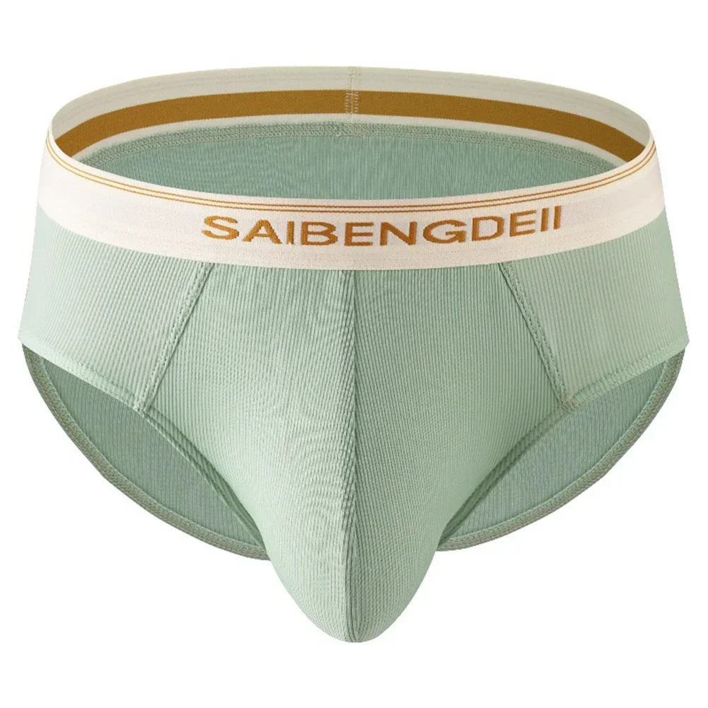 Mens Thin Breathable Sexy Briefs Comfortable Solid Color Simple Underwear Basic Scrotum Bulge Panties Men Clothes Inner Wear