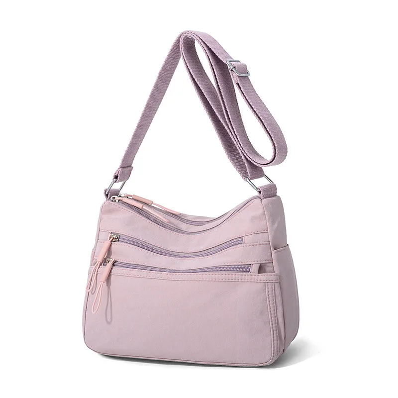 Multi-layers Handbags Female Crossbody Bags Ladies Travel Bags New Fashion Shopping Packs Casual Nylon Satchel Top-handle