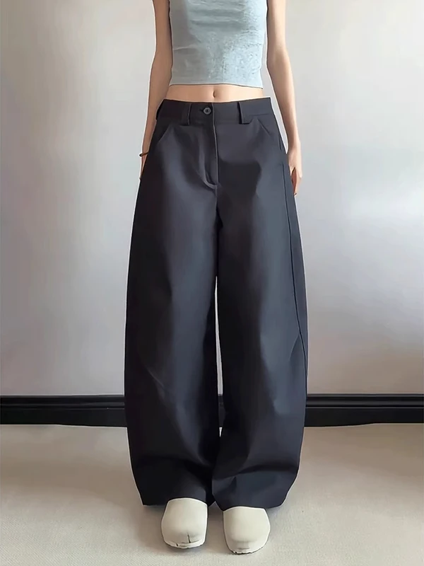 

Мужские брюки American High Waist A-Line Knife West CleanFit Bla Drapey с широкими штанинами, прямые, слегка расклешенные, повседневные