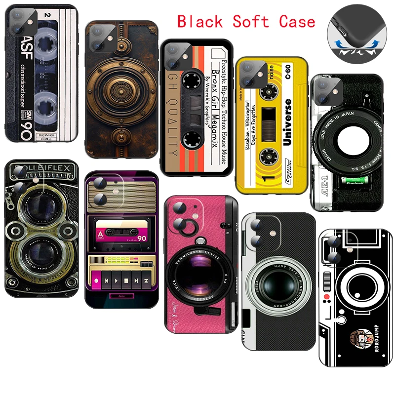 

CR80 Vintage Camera Art Soft Silicone Case for Redmi 8 8A 9 9A 9T 9C 10 10X 10 Pro 13 4G 5G 13C 4G A3 4G Caver