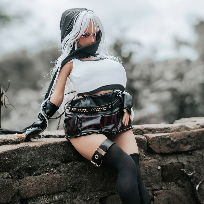 62cm 흰 머리 절묘한 실리콘 관절 인형 1/3 모델 장난감, BJD 인형 소장 인형