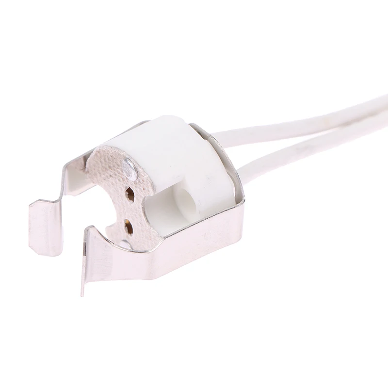 3Pcs MR16 GU5.3 G5.3 Socket MR16 Socket Lamp Holder With Bracket LED Halogen Gu5.3 Light Socket White 10cm Silicone Cable