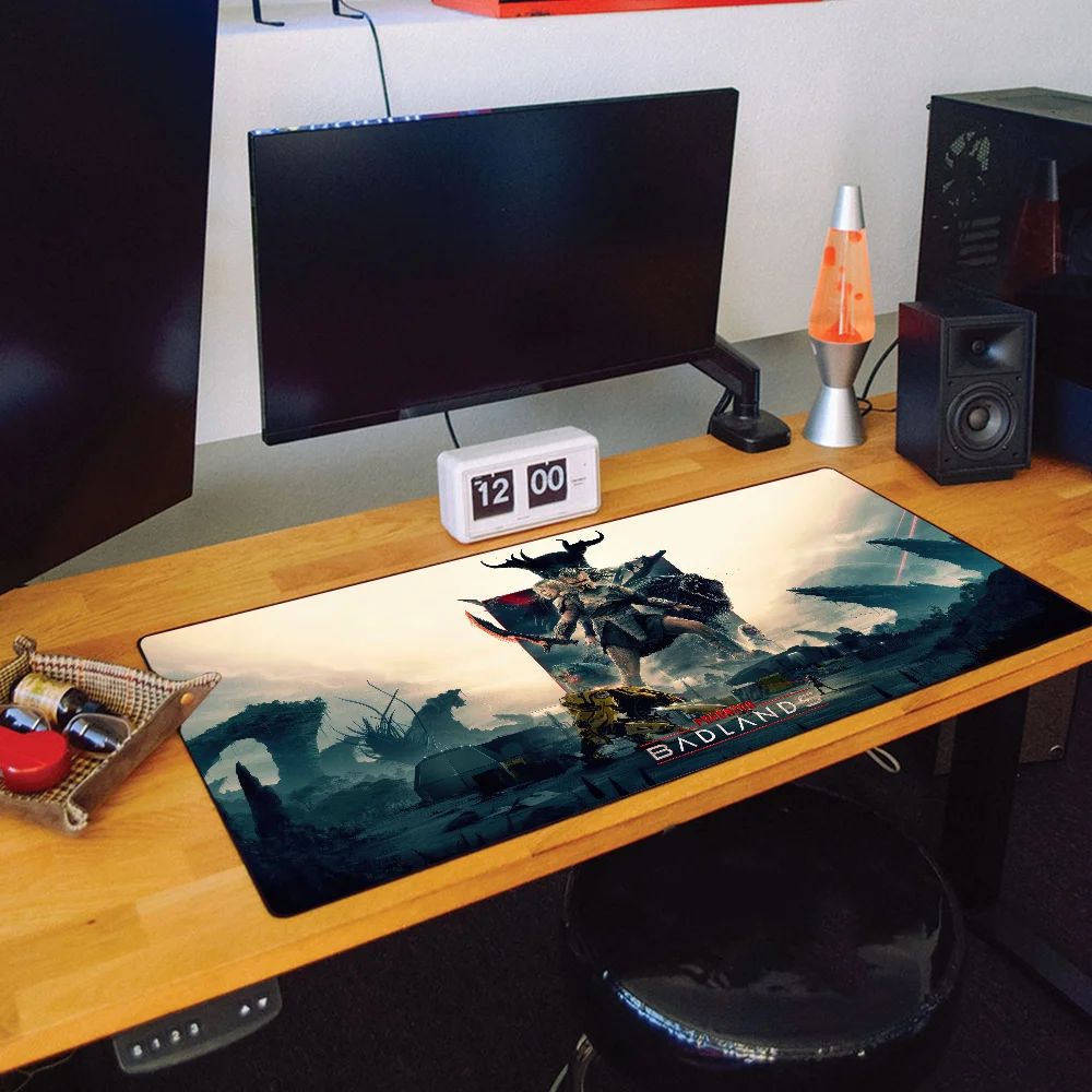 فيلم P-Predator Badlands مع لوحة ماوس كبيرة مكتب حصيرة لوحة المفاتيح مريح مكتب المطاط الكمبيوتر عدم الانزلاق مكافحة فراي المنزل مخصص #2