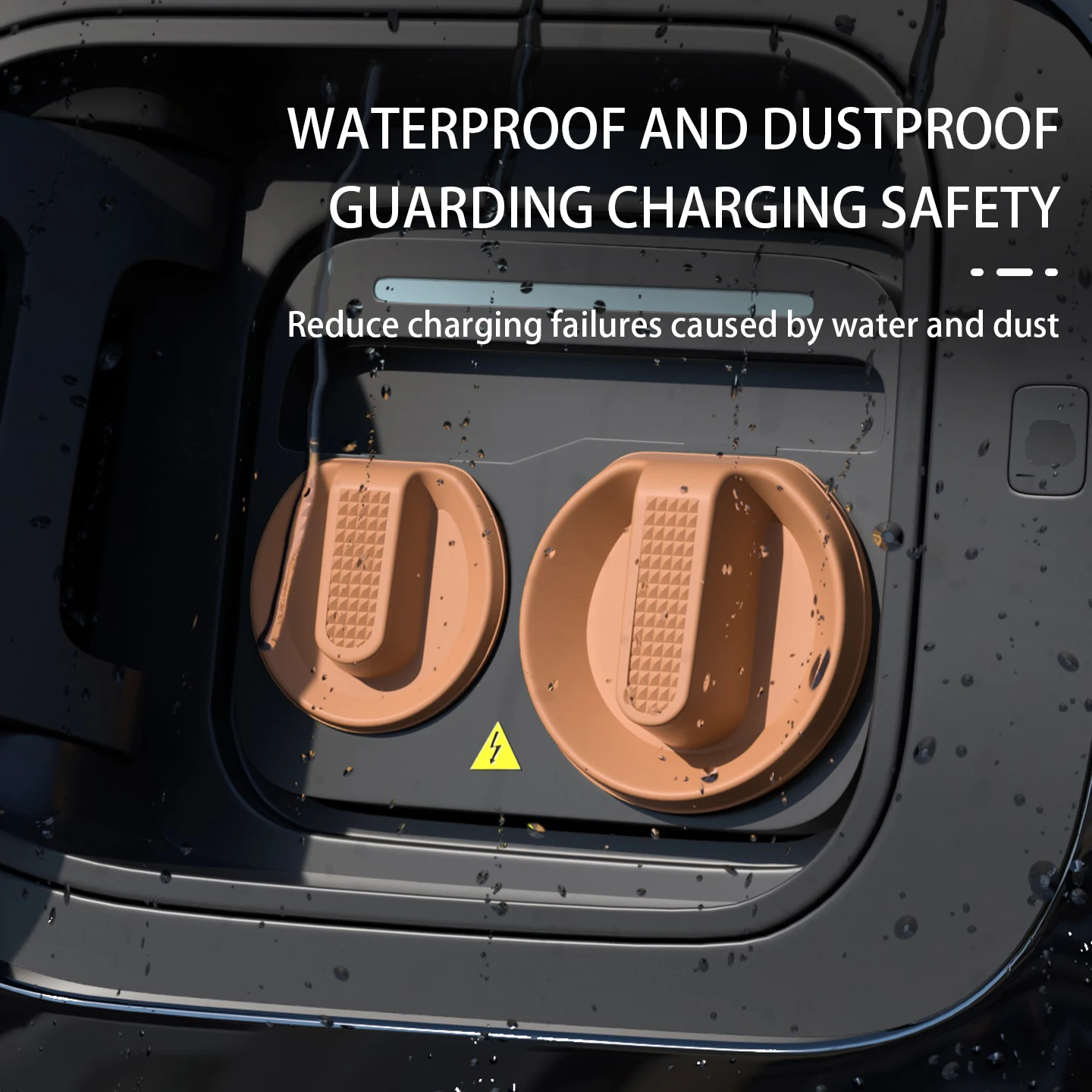 Per ZEEKR 001 2026 2025 copertura protettiva per porta di ricarica per auto Copertura in silicone impermeabile e antipolvere per porta di ricarica