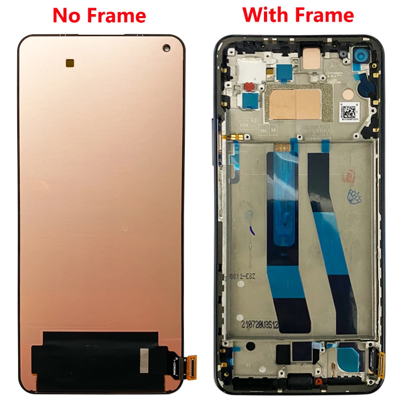  6.5'' Mi11 Lite LCD For Xiaomi Mi 11 Lite 5G M2101K9AG Display LCD Screen With Frame For Xiaomi Mi11 Youth Edition LCD