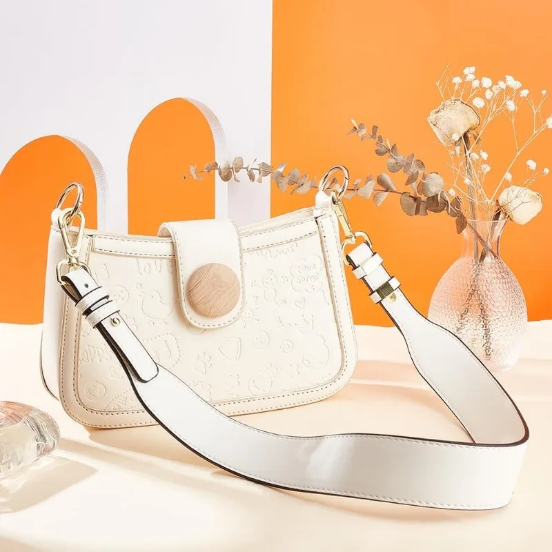 1pc PU Leather Bag Strap Replacement 31.5 Inch Leather Purse Strap Imitation Leather Handbag Shoulder Strap Women Clutches Bag