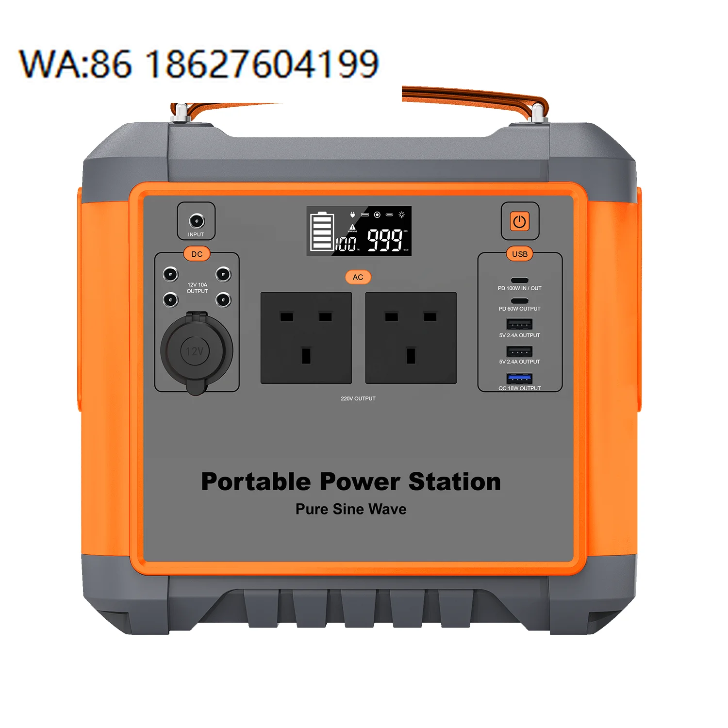 

300W 500W Solar Power Station, 220V UPS Function with PV Panel, Outdoor Household Emergency Portable Generator