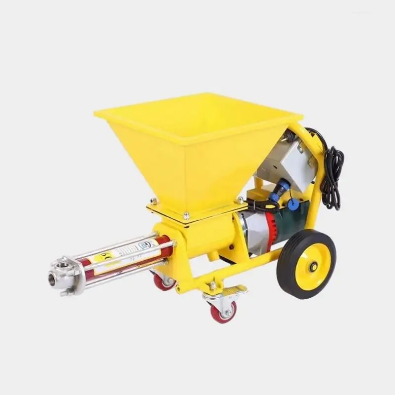 Automatic small cement mortar spraying machine, indoor and external wall putty gypsum mortar spraying machine