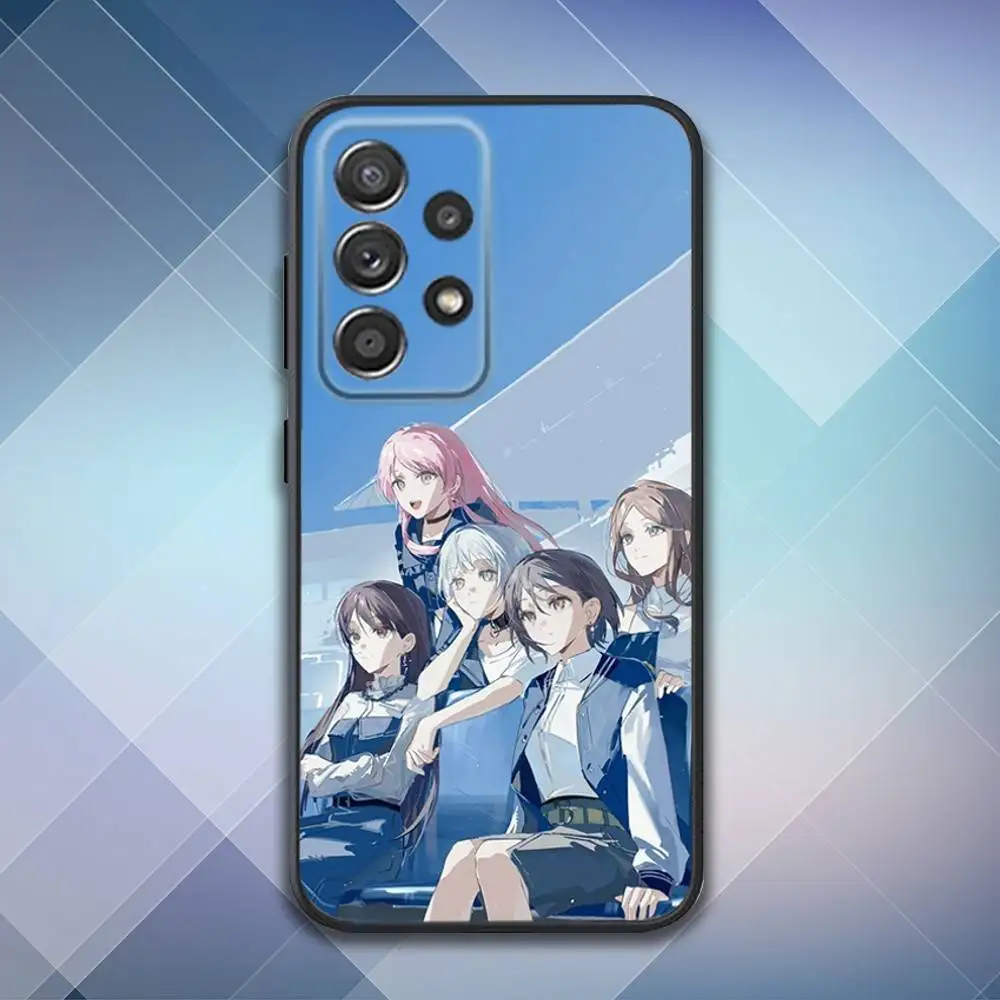 حافظة هاتف BanG Dream M-Mygo لهاتف سامسونج S25، S24، S21، S22، S23، S30، Ultra، S20، Plus، Fe، Lite، Note، 10,9,5G غطاء أسود