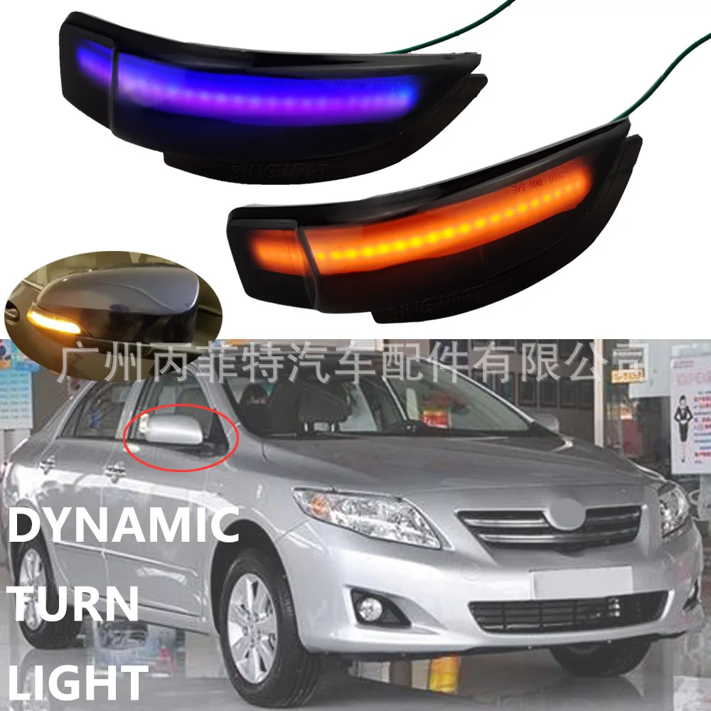 2pcs For Toyota Prius C Camry Corolla LED Mirror Turn Signals