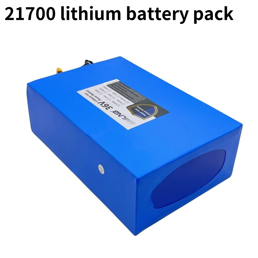 

36V 50Ah 21700 10S8P A-class lithium battery pack, 1500W high-power built-in BMS, suitable for various energy storage backup