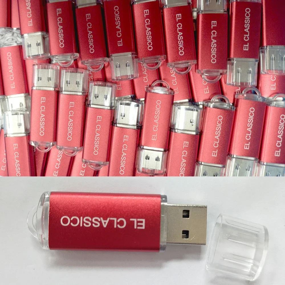 Unidad Flash USB, pendrive de 4GB, 8GB, 1GB, 2GB, 16GB, 32GB, 64GB, disco U con logotipo gratis, 100 unidades por lote