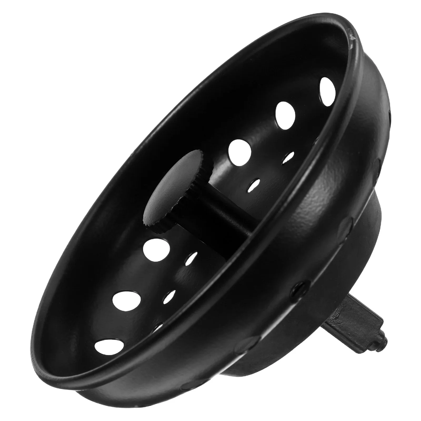 

1 set Stainless Steel Sink Cover Drain Stopper Kitchen Protector Universal Inserts Strainer Basket Garbage Disposal Black