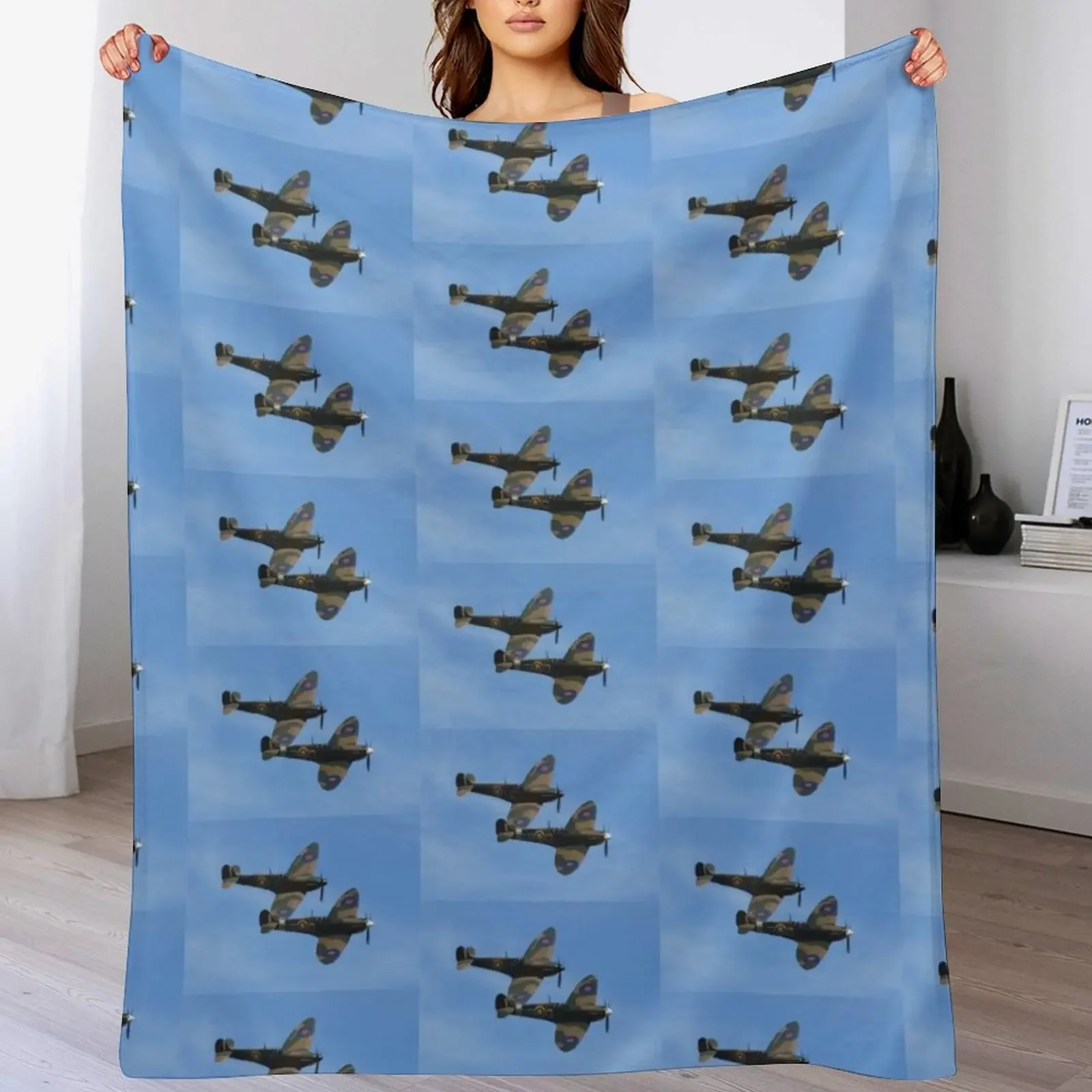 

Spitfires Throw Blanket Hairys Summer Beddings Decorative Throw for sofa Blankets