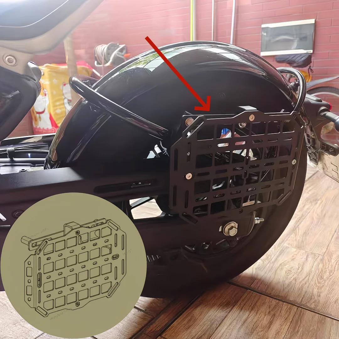 Side Bag Bracket for cfmoto clc450 450clc 450cl-c bobber 450 clc cl-c Luggage Rack Saddlebag Brackets CF Moto Accessories