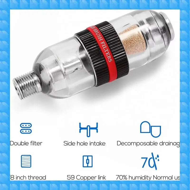 

ETRT дизайн ногтей пистолет-распылитель фильтр мини-аэрограф сепаратор фильтр водяного баллона для воздушного компрессора разъем G1/8