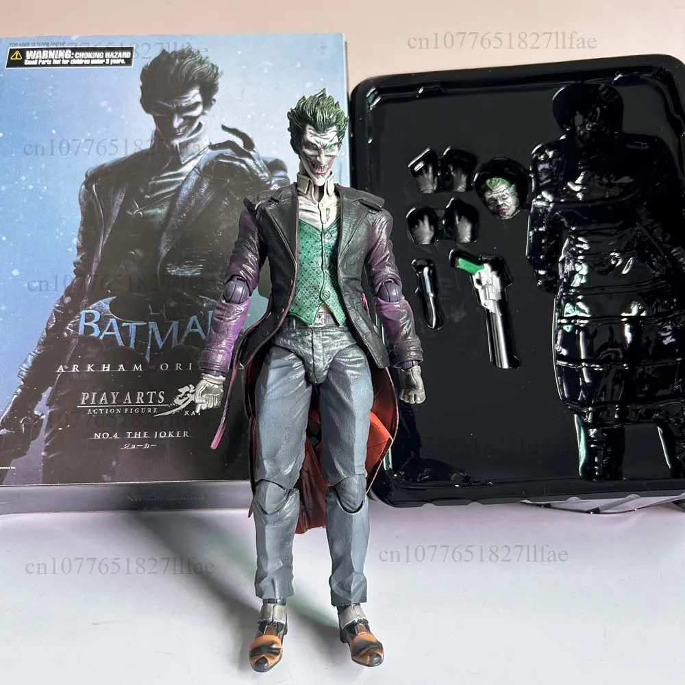 

PLAY ARTS Kai Figure Arkham Origins NO4. the Joker Arkham Knight Action Figure Bruce Wayne Model Toys Joint Movable Room Decor