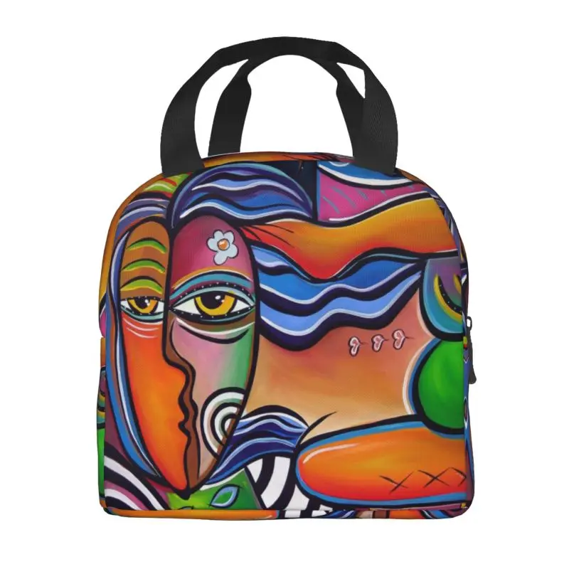 Pablo Picasso Insulated Lunch Bag for Women Leakproof Cooler Thermal Bento Box Kids School Children