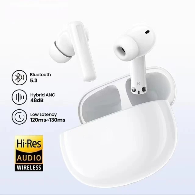 2024 New TWS Wireless Bluetooth 5.3 Earbuds Active Noise Cancellation Handfree Touch Control earphone For iPhone 15 Pro MAX