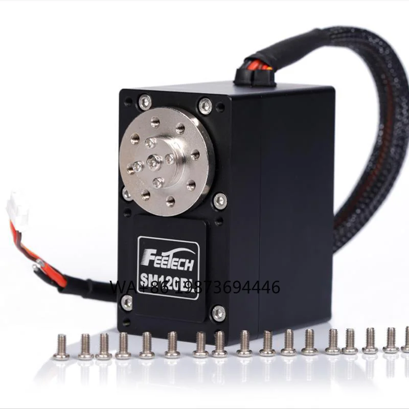 

SM120B 24V 120kg.cm RS485 Modbus-RTU High Torque Metal Big Servo Intelligence Large Robot Arm Model Airplane Fixed Wing