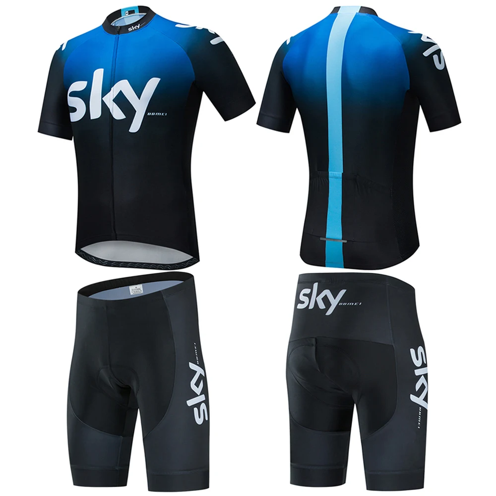 Cycling jersey, shorts, shoulder straps, shorts, quick drying sweat wicking bike top, mountain bike jersey, SKYBBMEI