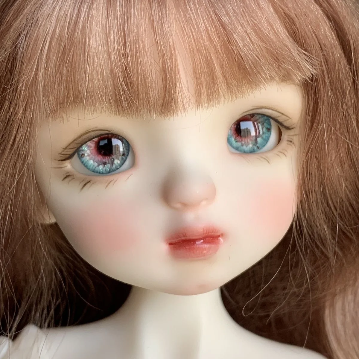 1/4 Stereoscopic Space Eyeballs 16mm 14mm12mm  Blue BJD Doll Eyes 1 Pair