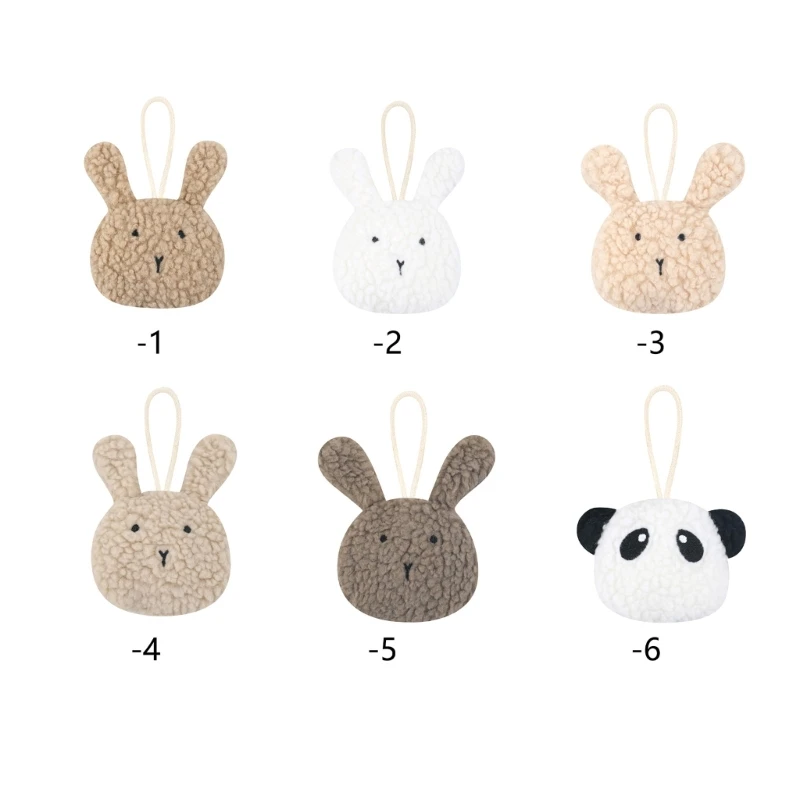 

Rabbit Pacifier Pendant Safe & Easy to Clean Pacifier Decorative Charm Bag Charm Attract Attention & Reduce Crying