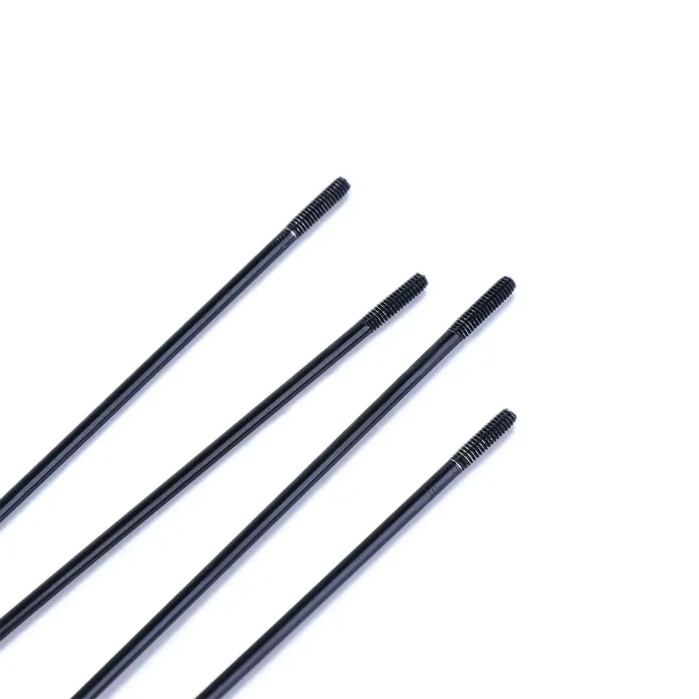 Schwarze Fahrradzubehörteile 170mm-290mm 27,5 Zoll Rennrad 700C Räder Speichen Nippel Edelstahl Fahrradspeichen – Detail 1