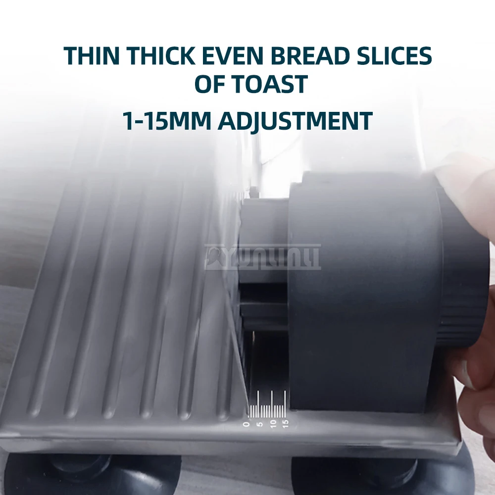 ماكينة تقطيع الخبز اليدوية ماكينة تقطيع الخبز التجارية القابلة للتعديل للجبن