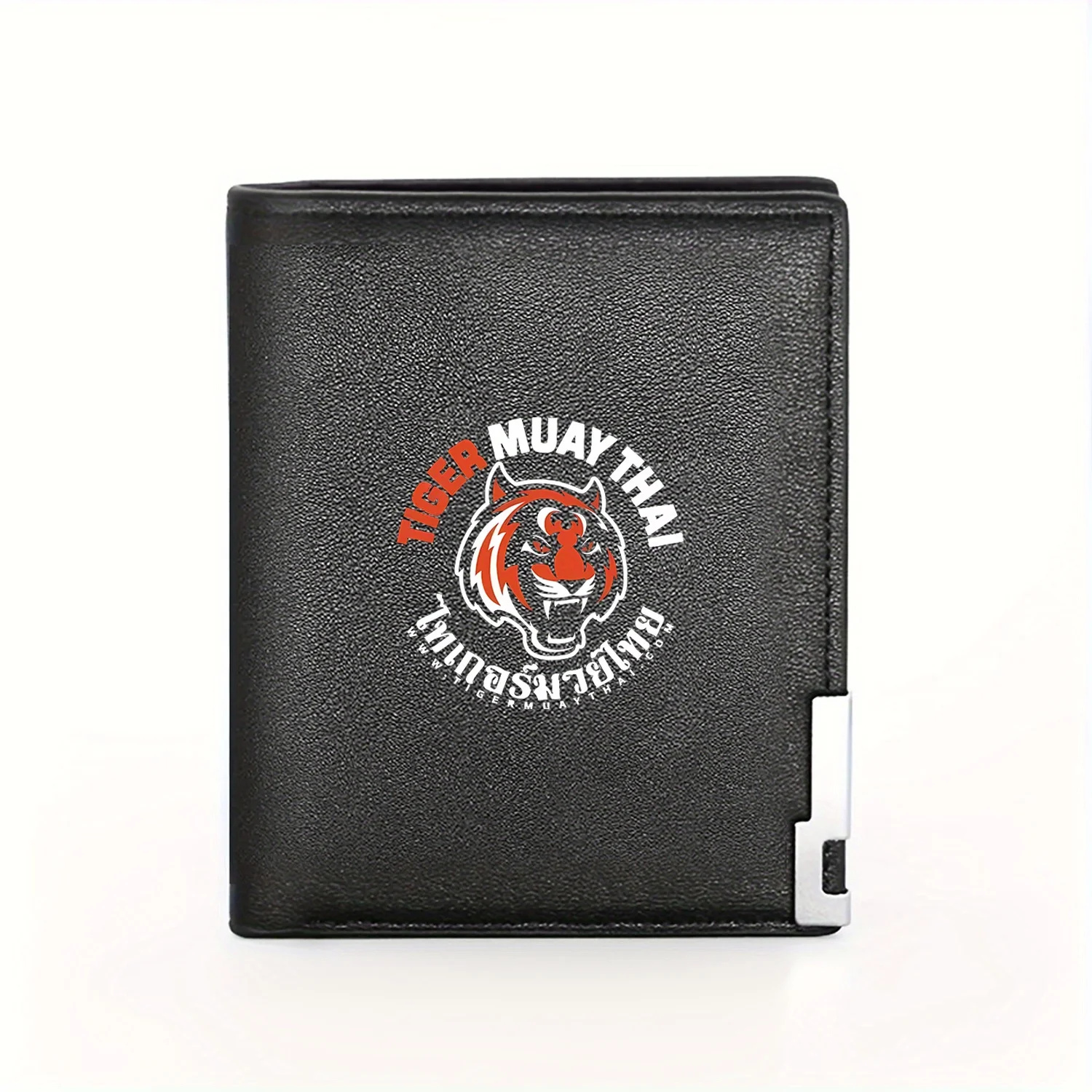Tiger Muay Thai Gym Logo Графический дизайн Деловой мужской повседневный элегантный простой практичный качественный кошелек Стильный принт Графический Cr