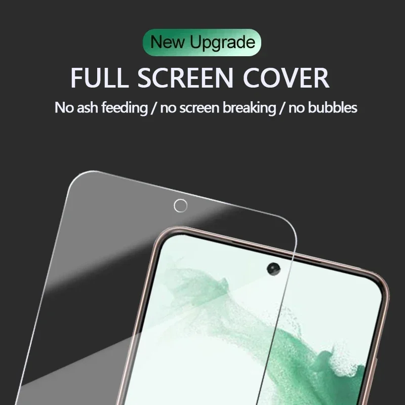 2PCS Fingerprint Unlocking Tempered Glass For Samsung Galaxy S24 Ultra S23 S21 S20 FE S24 S23 S22 Plus Glass Screen Protector image 3