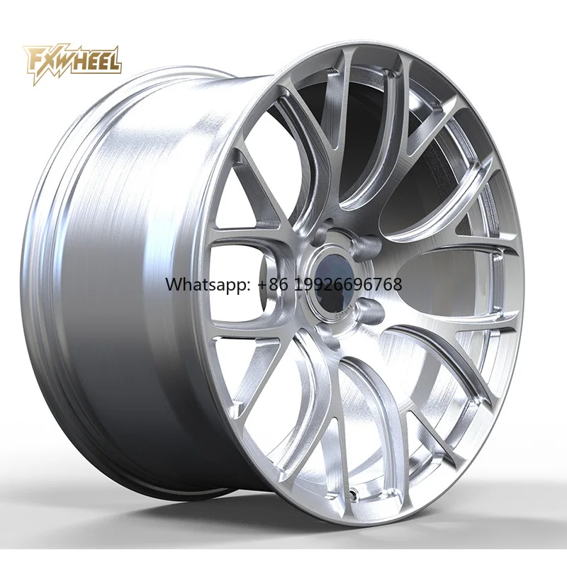 Индивидуальное колесо из матового алюминия 17-26 дюймов из кованого сплава с обработанной ЧПУ поверхностью 5x112/5x114.3 подходит для BMW X3/X5/Audi Q5/Q7