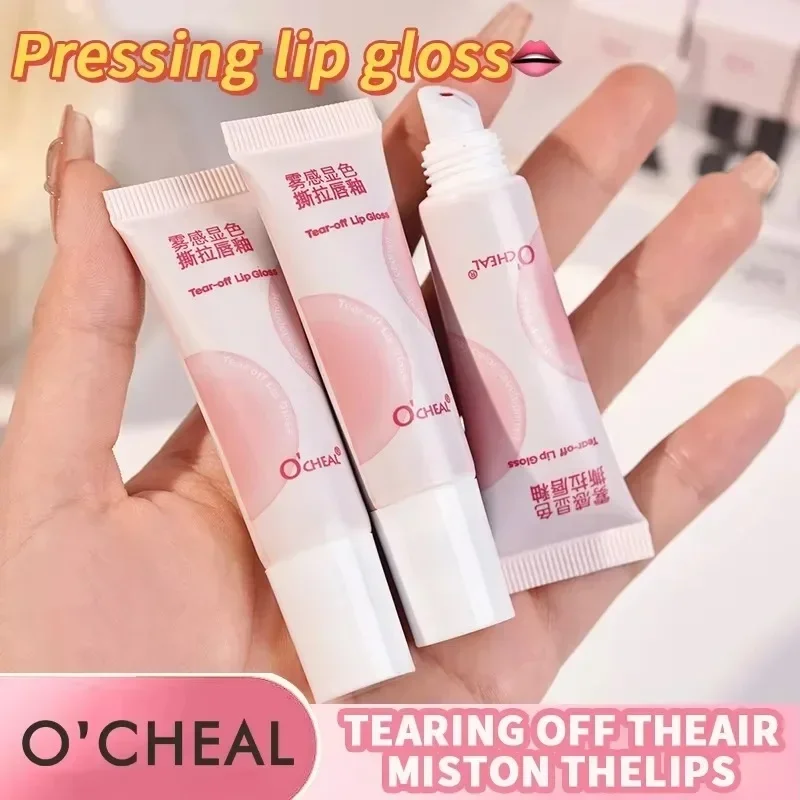 O'CHEAL Velvet Lip Tint 12H Wear Transfer-Proof Long-Lasting Non-Drying Glossy Stain with Smudge-Proof Feature 10 Colors