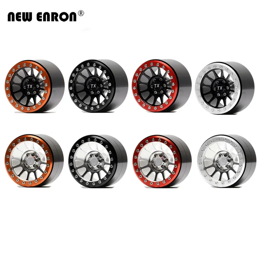 

12 Spoke CNC 2.2 Inch Beadlock Wheels Hub Rims for 1/10 RC 12mm Hex Crawler Axial SCX10 II 90046 TRX-4 KM2 YETI RR10