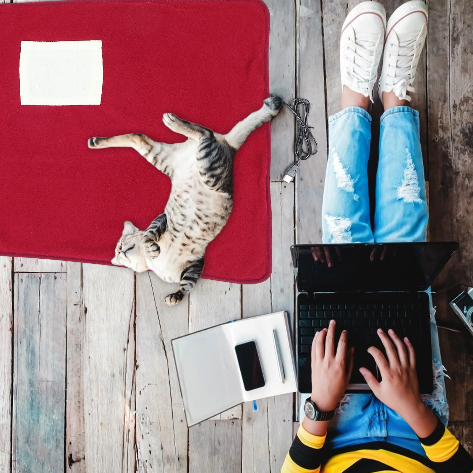 

Electric Blanket Usb Pad For Dog Cat Warm Mat Washable Winter Heating Cushion Pet Heating Pad Pet Supply