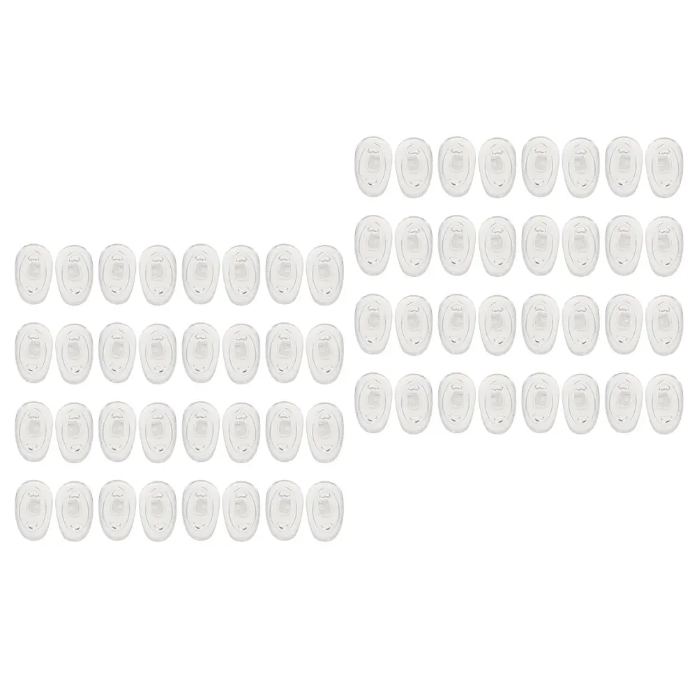 

100 Pairs Silicone Nose Pads Glasses Eyeglass Eyeglasses Replacement for Sunglasses Screw-in