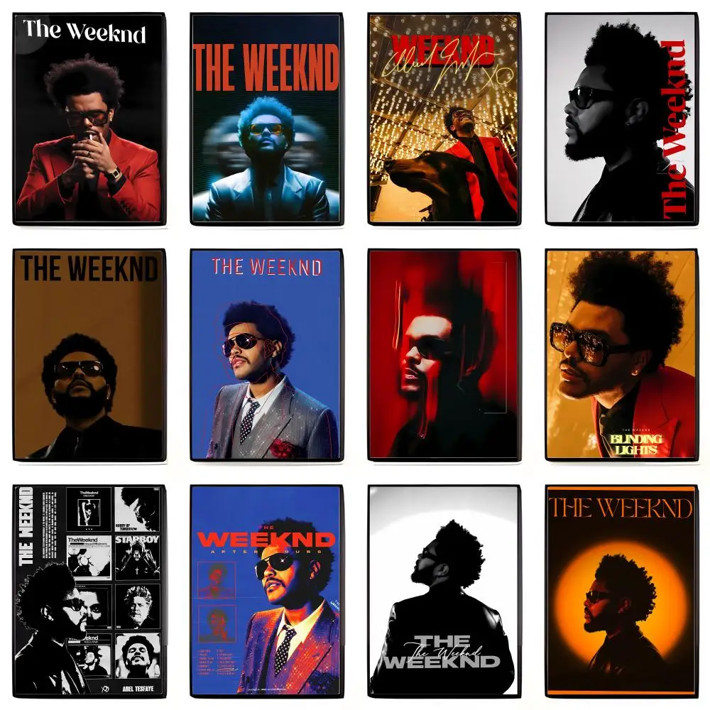 Modern Fashion Moody T-The W-Weeknd Poster High-definition Art Sticker Self Adhesive Waterproof Home Decoration