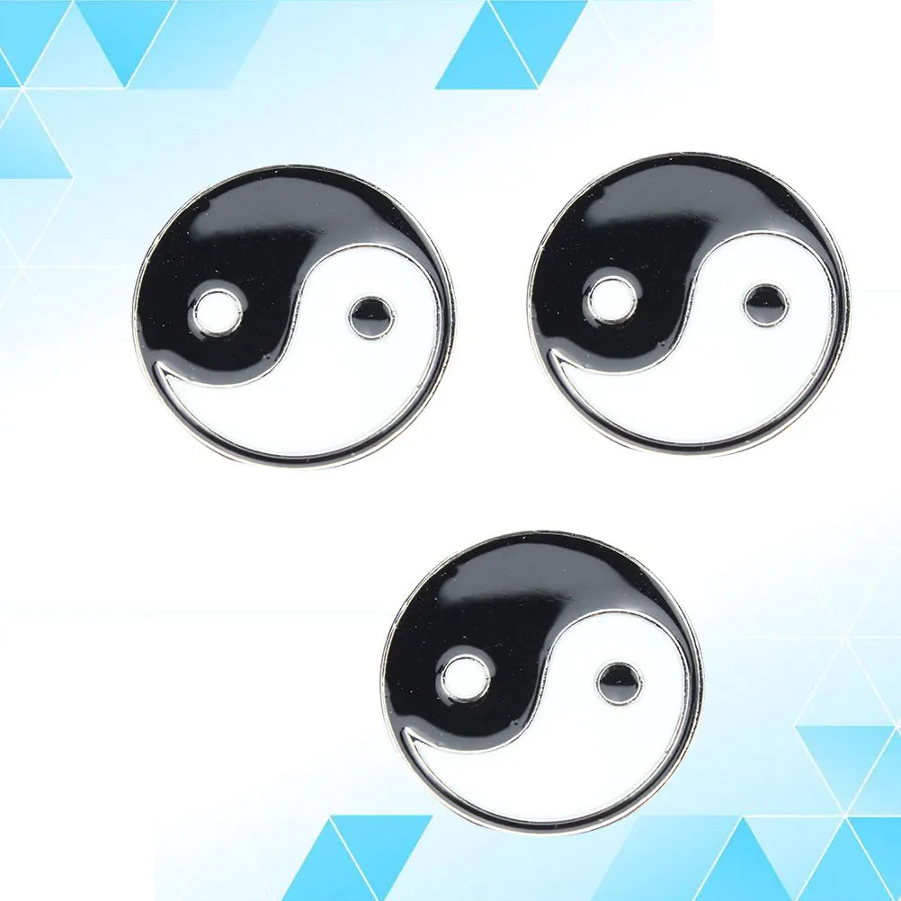 

3pcs Metal Eight-Diagram Design Brooch Pin For Women Clothing Decoration Festival Gathering Collar Accessory Badge